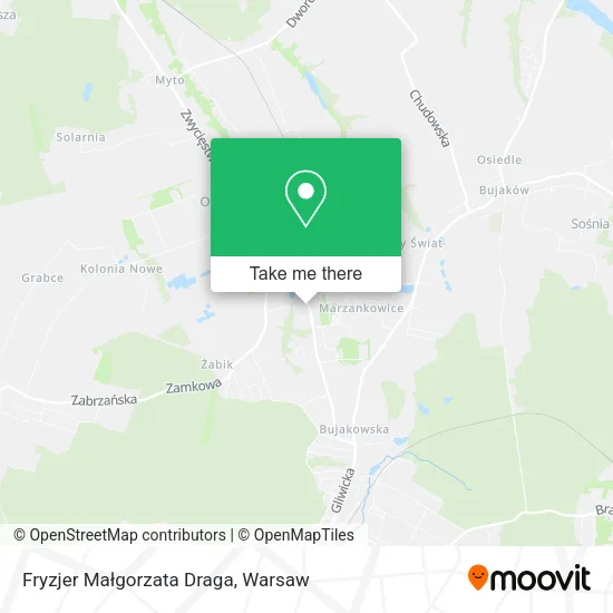Карта Fryzjer Małgorzata Draga