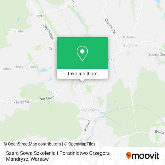 Szara Sowa Szkolenia i Poradnictwo Grzegorz Mandrysz map