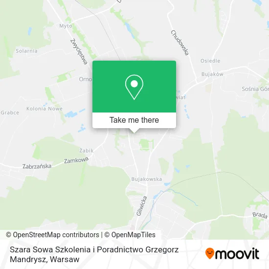 Карта Szara Sowa Szkolenia i Poradnictwo Grzegorz Mandrysz