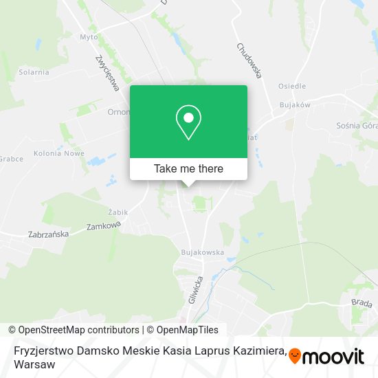 Fryzjerstwo Damsko Meskie Kasia Laprus Kazimiera map