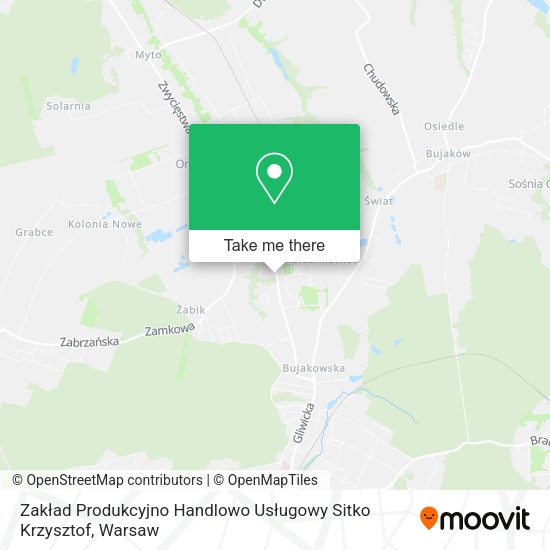 Zakład Produkcyjno Handlowo Usługowy Sitko Krzysztof map