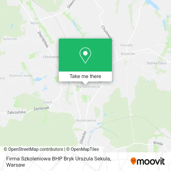 Карта Firma Szkoleniowa BHP Bryk Urszula Sekula