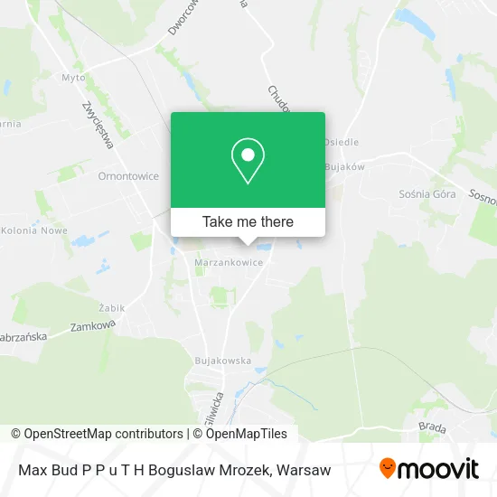 Max Bud P P u T H Boguslaw Mrozek map