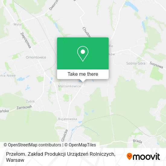 Карта Przełom. Zakład Produkcji Urządzeń Rolniczych