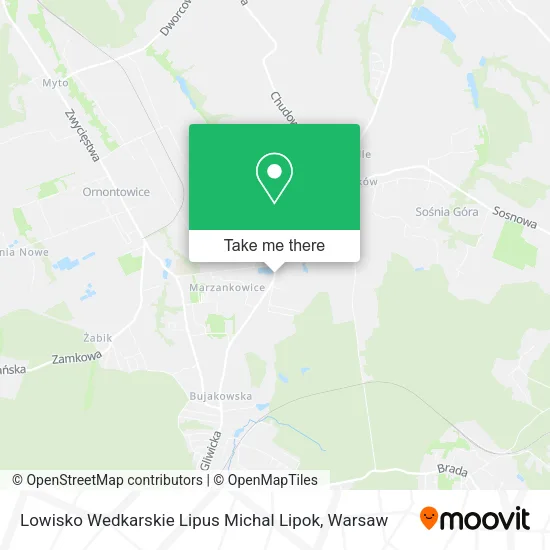 Карта Lowisko Wedkarskie Lipus Michal Lipok