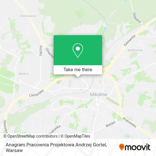 Anagram Pracownia Projektowa Andrzej Gortel map