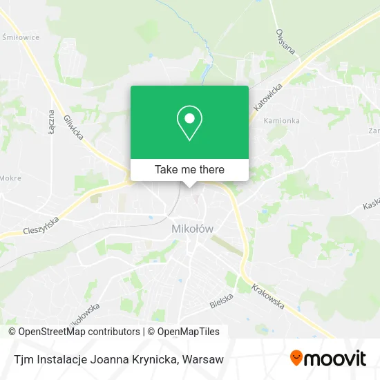Карта Tjm Instalacje Joanna Krynicka