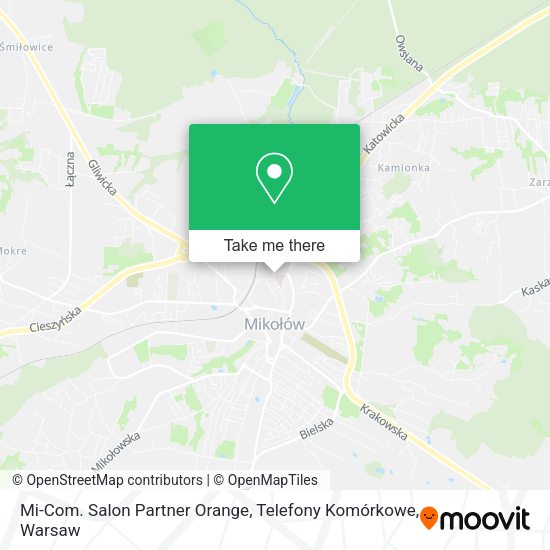 Mi-Com. Salon Partner Orange, Telefony Komórkowe map