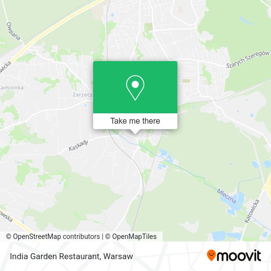 India Garden Restaurant map