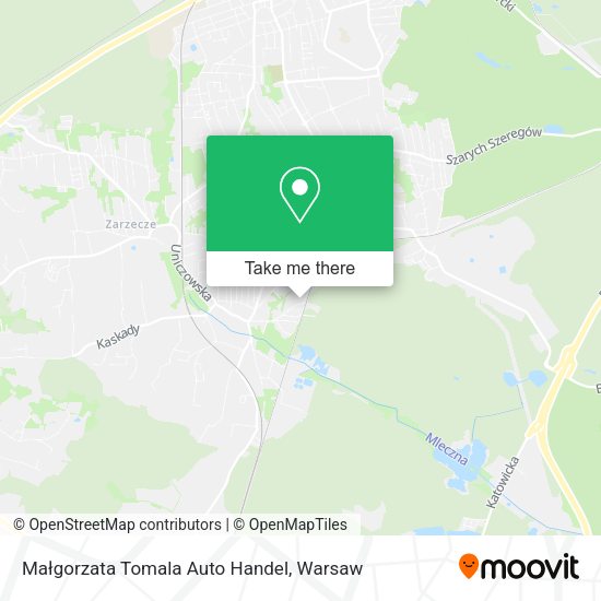 Małgorzata Tomala Auto Handel map