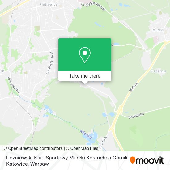 Uczniowski Klub Sportowy Murcki Kostuchna Gornik Katowice map