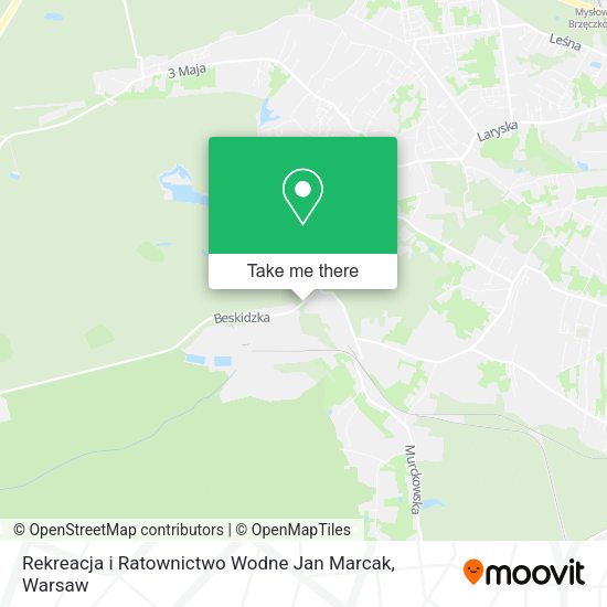 Rekreacja i Ratownictwo Wodne Jan Marcak map