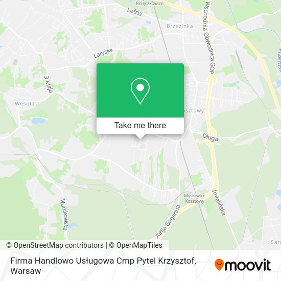 Firma Handlowo Usługowa Cmp Pytel Krzysztof map