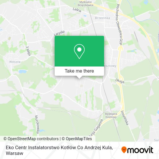 Eko Centr Instalatorstwo Kotłów Co Andrzej Kula map