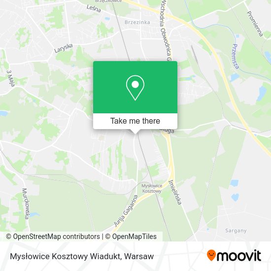 Mysłowice Kosztowy Wiadukt map