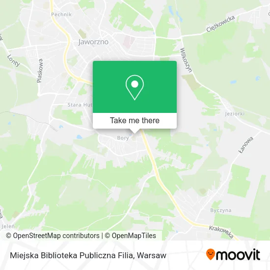 Карта Miejska Biblioteka Publiczna Filia