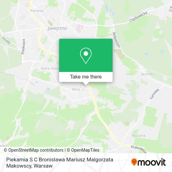 Piekarnia S C Bronislawa Mariusz Malgorzata Makowscy map