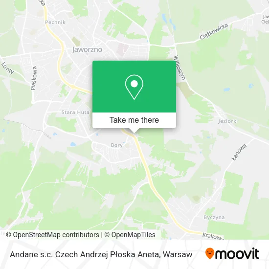 Карта Andane s.c. Czech Andrzej Płoska Aneta