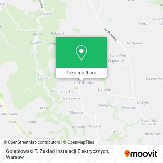 Gołębiowski T. Zakład Instalacji Elektrycznych map