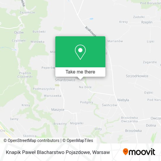 Knapik Paweł Blacharstwo Pojazdowe map