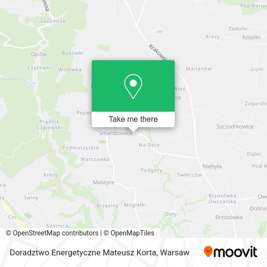 Doradztwo Energetyczne Mateusz Korta map