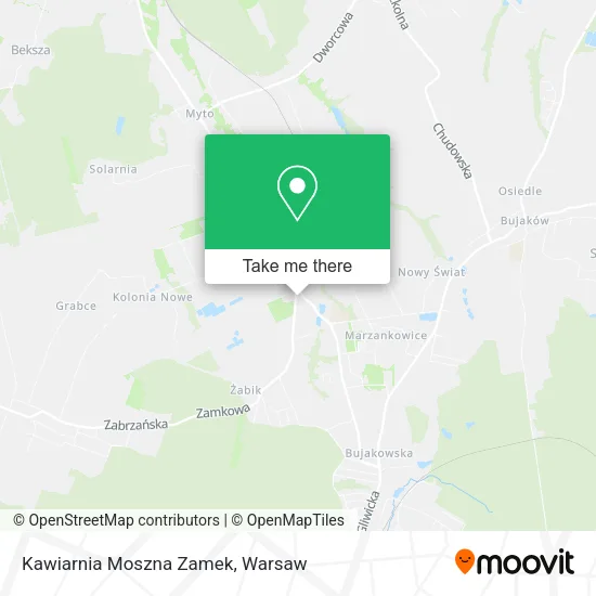 Карта Kawiarnia Moszna Zamek