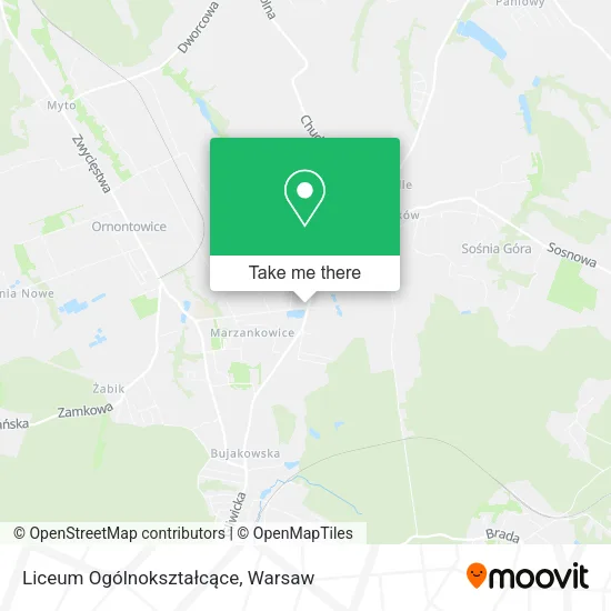 Карта Liceum Ogólnokształcące