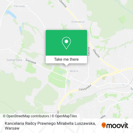 Kancelaria Radcy Prawnego Mirabella Luszawska map