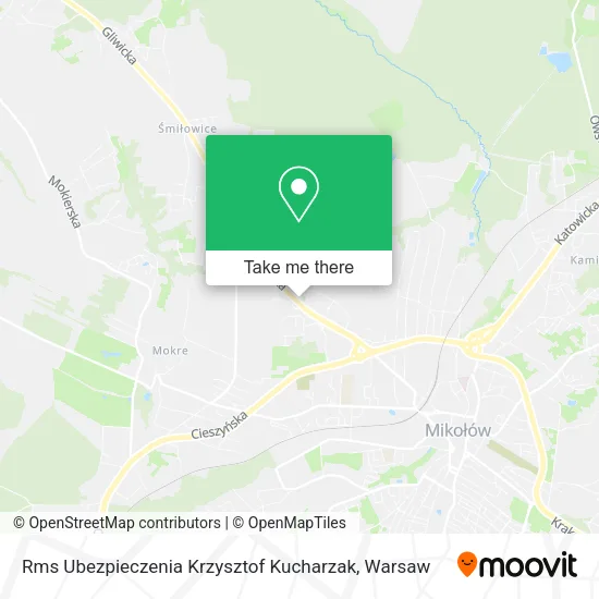 Карта Rms Ubezpieczenia Krzysztof Kucharzak