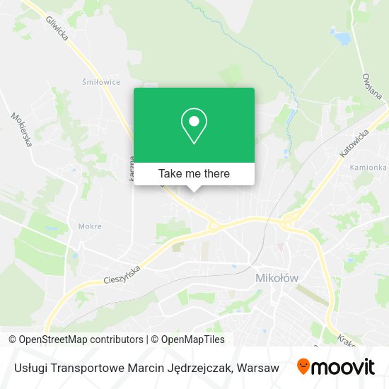 Usługi Transportowe Marcin Jędrzejczak map