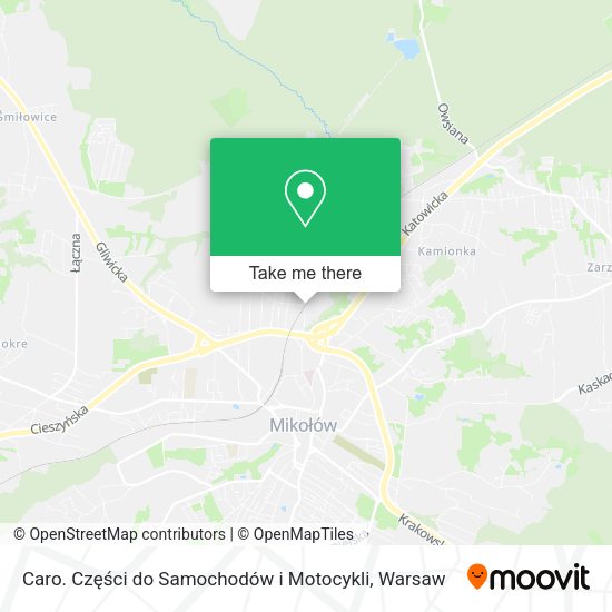 Caro. Części do Samochodów i Motocykli map