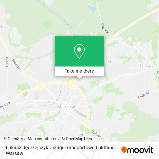 Łukasz Jędrzejczyk Usługi Transportowe Luktrans map