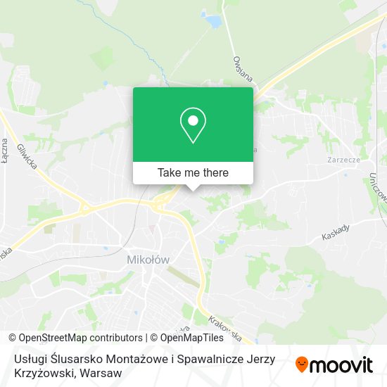 Usługi Ślusarsko Montażowe i Spawalnicze Jerzy Krzyżowski map