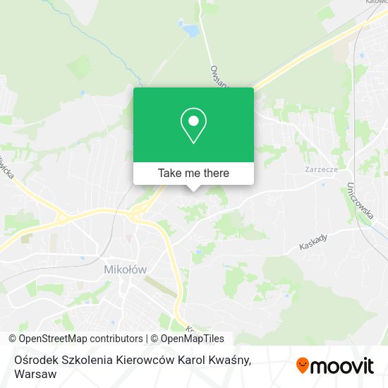 Ośrodek Szkolenia Kierowców Karol Kwaśny map