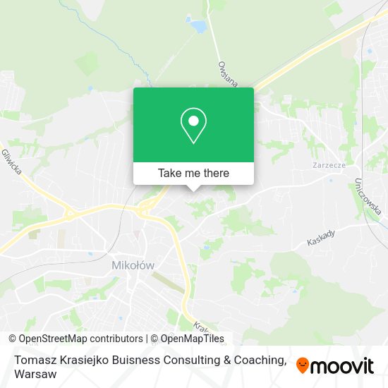 Tomasz Krasiejko Buisness Consulting & Coaching map