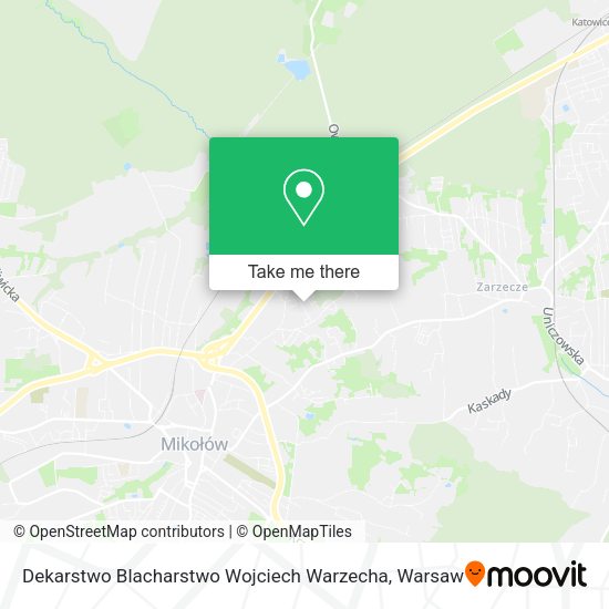 Dekarstwo Blacharstwo Wojciech Warzecha map