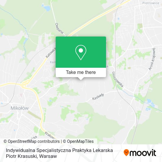 Indywidualna Specjalistyczna Praktyka Lekarska Piotr Krasuski map