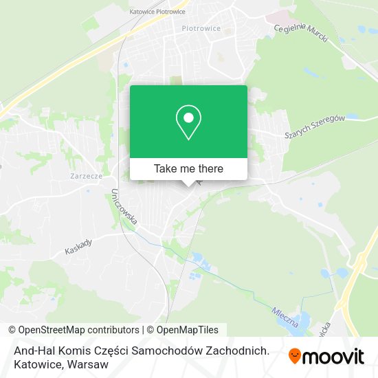 And-Hal Komis Części Samochodów Zachodnich. Katowice map