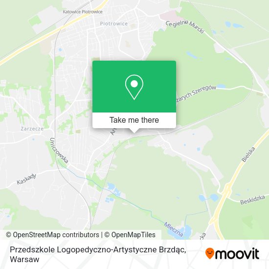 Przedszkole Logopedyczno-Artystyczne Brzdąc map