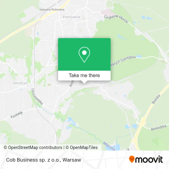 Карта Cob Business sp. z o.o.