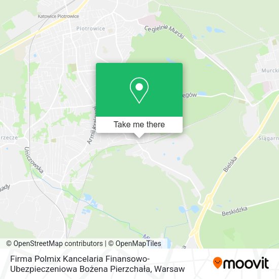 Firma Polmix Kancelaria Finansowo-Ubezpieczeniowa Bożena Pierzchała map