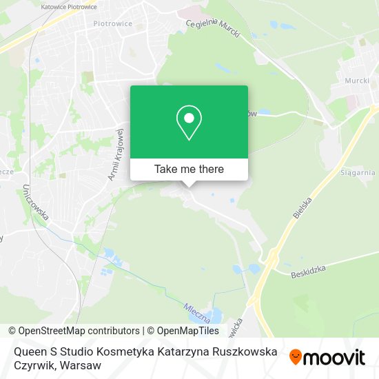 Queen S Studio Kosmetyka Katarzyna Ruszkowska Czyrwik map