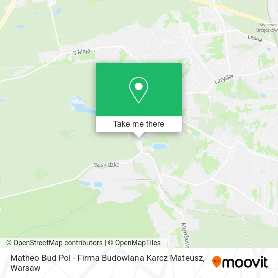 Карта Matheo Bud Pol - Firma Budowlana Karcz Mateusz