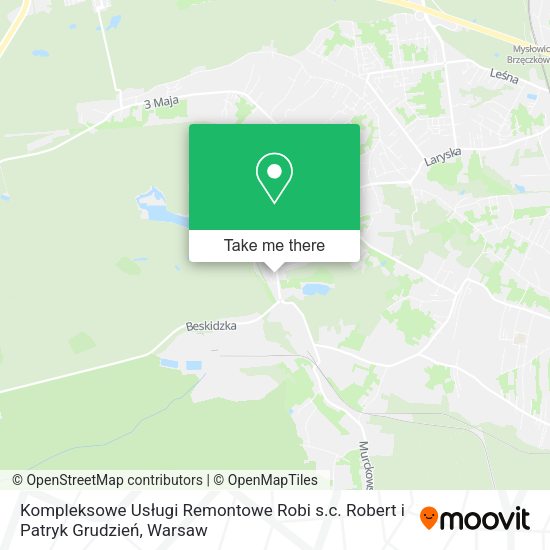 Kompleksowe Usługi Remontowe Robi s.c. Robert i Patryk Grudzień map