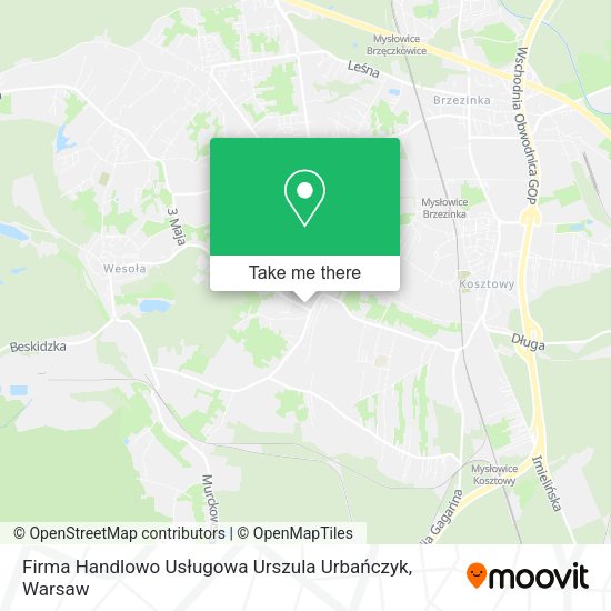 Firma Handlowo Usługowa Urszula Urbańczyk map