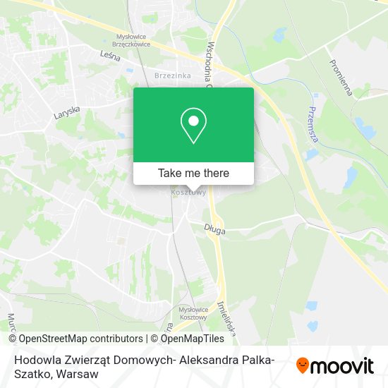 Hodowla Zwierząt Domowych- Aleksandra Palka-Szatko map