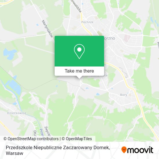 Przedszkole Niepubliczne Zaczarowany Domek map