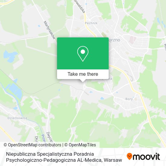 Niepubliczna Specjalistyczna Poradnia Psychologiczno-Pedagogiczna AL-Medica map