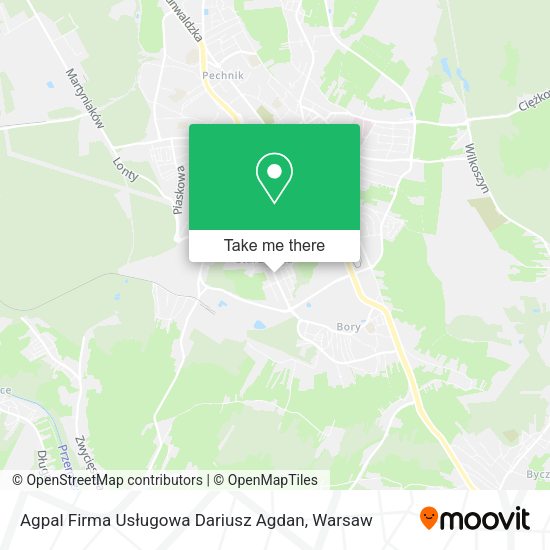 Agpal Firma Usługowa Dariusz Agdan map