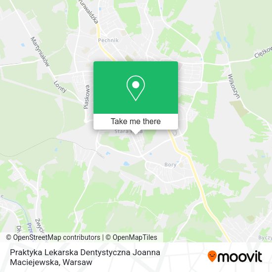 Praktyka Lekarska Dentystyczna Joanna Maciejewska map